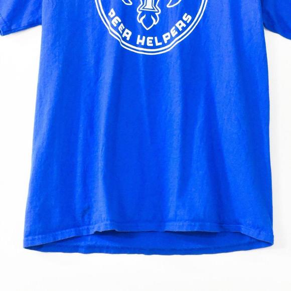Florence Middle School Peer Helpers Mens Blue T-Shirt Short Sleeve Size L - Picture 4 of 4